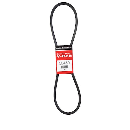 Mbl Mitsuboshi FHP General Utility V-Belt 0.63 in. W X 45 in. L For Fractional Horsepower Motors 5L450A